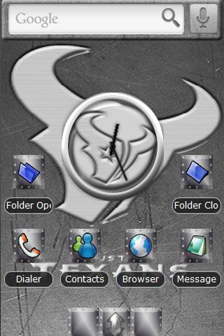 Houston Texans METAL Android Themes