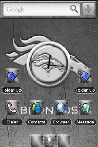 Denver Broncos METAL Android Themes