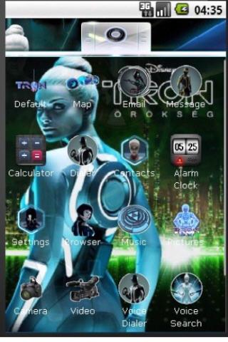 Tron Legacy 3D Siren Theme Android Themes