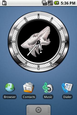 CLOCK COYOTES Android Themes