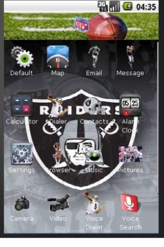 Oakland Raiders 2010 Android Themes