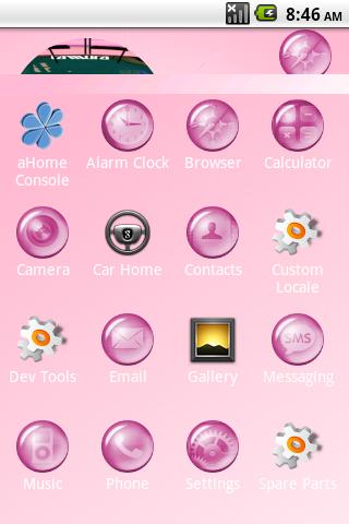 Pink Lambo Theme Android Themes