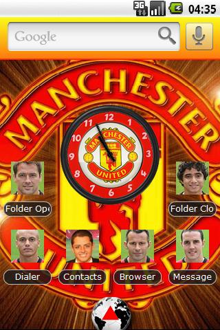 Theme: Manchester United Android Themes