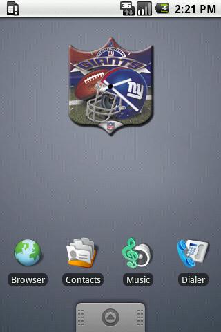 New York Giants Clock 3 Android Themes