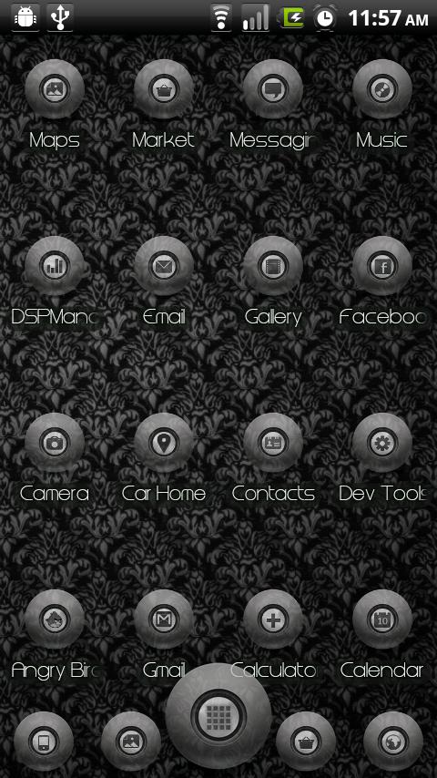 AdwTheme Glass Orbs Android Themes