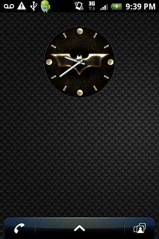 BATMAN CLOCK WIDGET