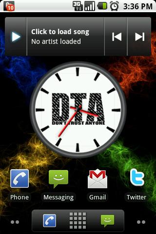 DTA Big Clock Widget (rogue) Android Themes