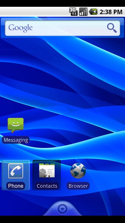 Blue Waves theme Android Themes