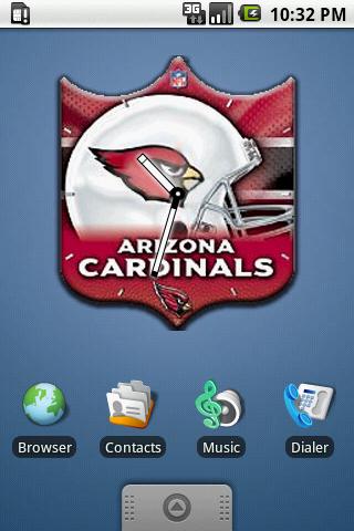 Arizona Cardinals Clock 2 Android Themes