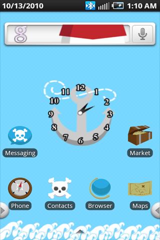 Girly Nautical Theme Android Themes