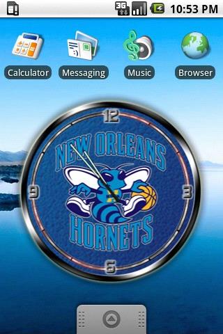 New Orleans Hornets clock wid. Android Personalization
