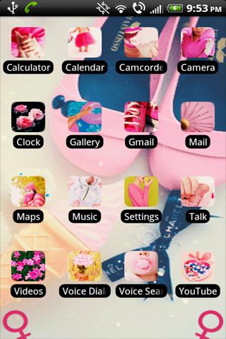 Essence of a Girl Theme Android Themes
