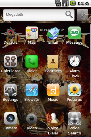 Megadeth – iPhone Icons Android Themes