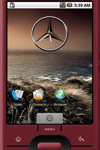 Mercedes Logo Widget Clock