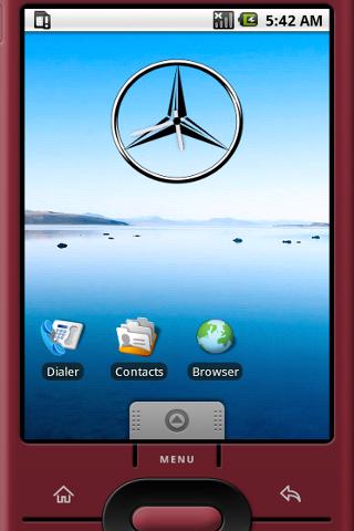 Mercedes Logo Widget Clock Android Themes