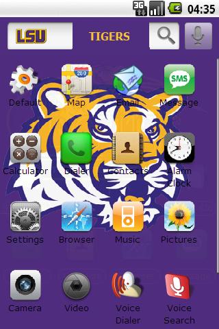 LSU w/ iPhone icons Android Themes