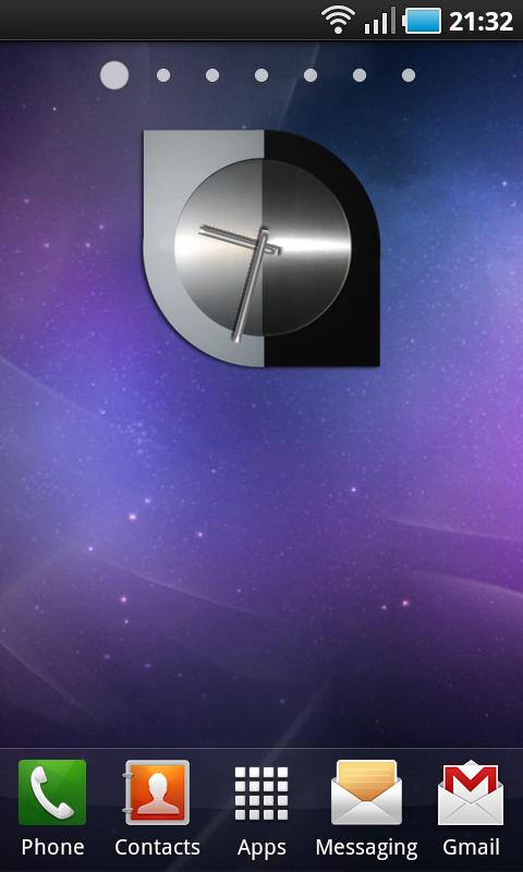 Modern Analog Clock Wiget Android Themes