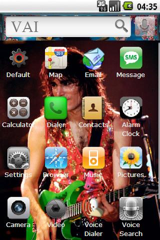 Steve Vai – iPhone Icons Android Themes