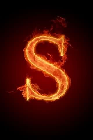 Art Fire Letters Wallpaper Android Themes