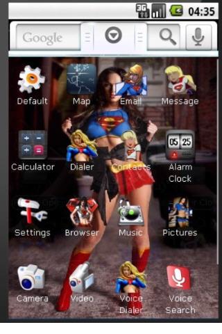 Supergirl Megan Fox Theme Android Themes