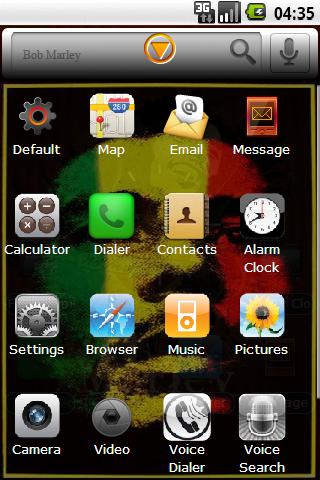 Bob Marley – iPhone Icons Android Themes