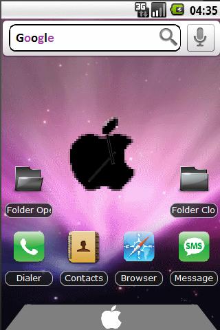 PandaHome Mac OS X Leopard Android Themes