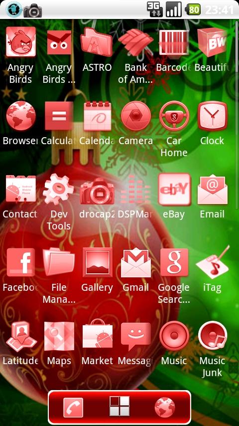 ADW Launcher Holiday Theme Android Themes