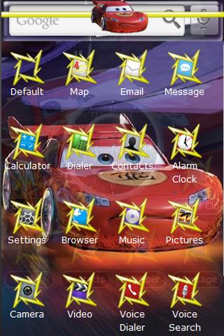 Dragon Lightning McQueen Android Themes
