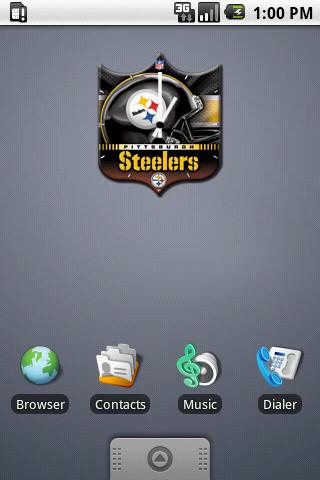 Pittsburgh Steelers Clock 2 Android Themes