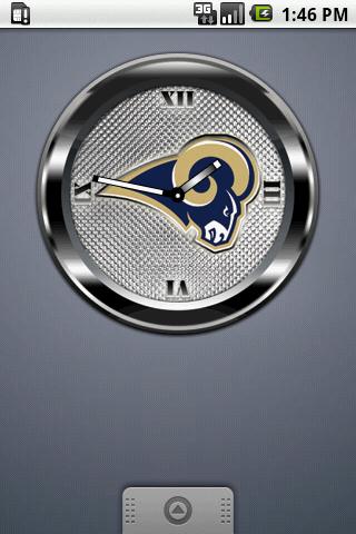 RAMS BLACK Clock Widget Android Themes