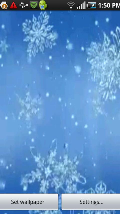 Snow HD LIVE Wallpaper Android Themes