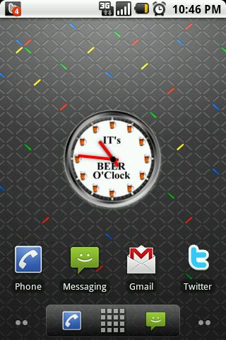 Beer ‘o’ Clock Widget Android Themes