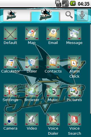 Theme: San Jose Sharks Android Themes
