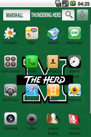 Marshall U. w/ iPhone icons Android Themes