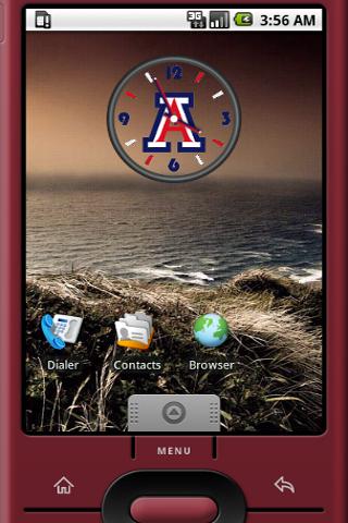 Arizona Wildcats Logo Clock Android Themes