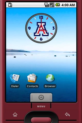 Arizona Wildcats Logo Clock Android Themes