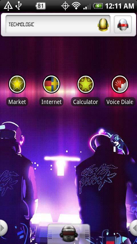 Daft Punk Android Themes