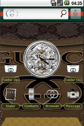 Gucci Leather Android Themes