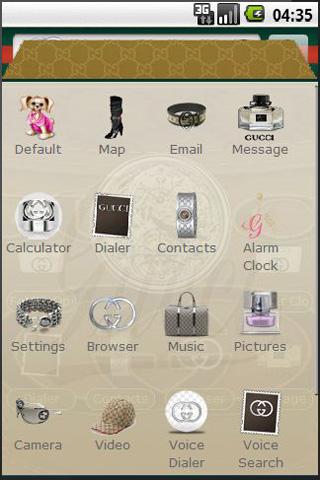 Gucci Leather Android Themes