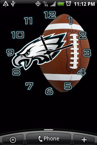 Philadelphia Eagles Clock Pack Android Themes