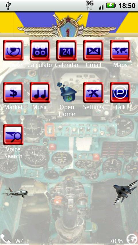 MiG Pilot Theme Android Themes