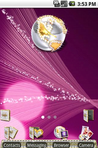 Bling Bling For Her Theme Android Themes