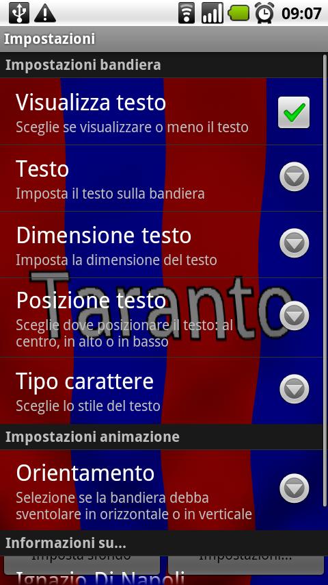 Taranto Live Wallpaper Android Themes