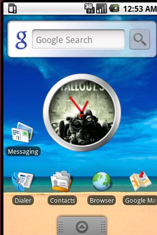 Fallout 3 Clock Widget Android Themes