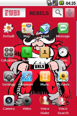 UNLV W/ iPhone icons Android Themes