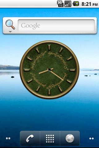 Lord of The Rings Clock Widget