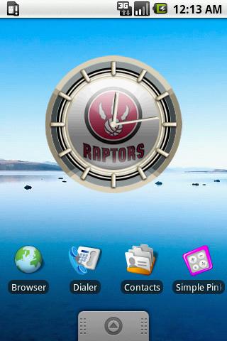 TORONTO RAPTORS Alarm Clock Android Themes