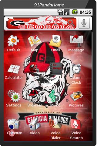 Georgia Bulldogs Theme Android Themes