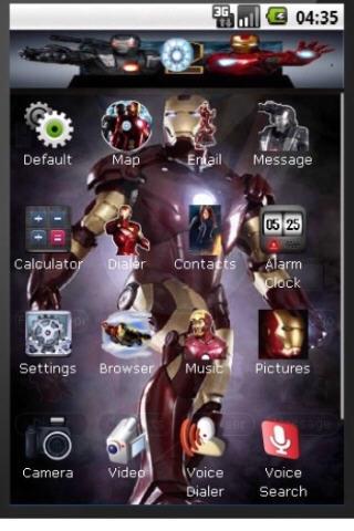 Iron Man 2 Theme + Ringtone Android Themes