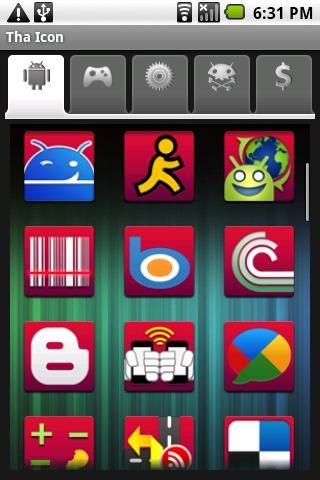 Tha Icon: Magenta Android Themes